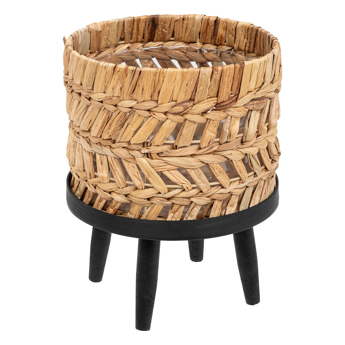 BLUMENTOPF Wasserhyazinthe Exotic Panama Ø 25 cm - Beige, Naturmaterialien (25/31.3cm) - Atmosphera Createur d´interieur