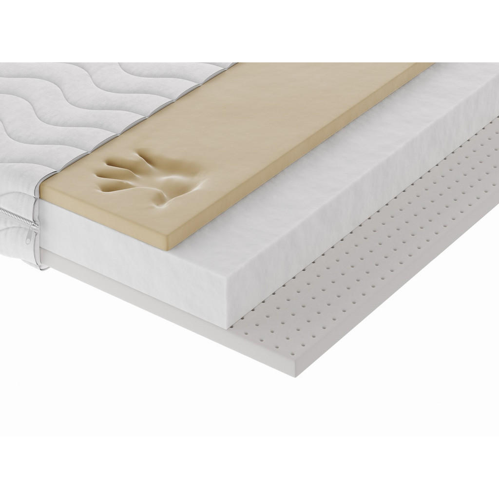 Thumbnail - Masseno Kaltschaummatratze, Weiß, Textil, H2, Rechteckig, 80x200 cm, für Hausstauballergiker geeignet, antibakteriell, W...