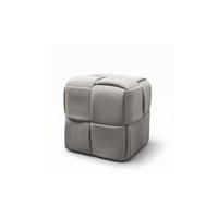 HOCKER CUBETTO 38/38/38 cm Grau - Grau, Textil (38/38/38cm) - Lookway