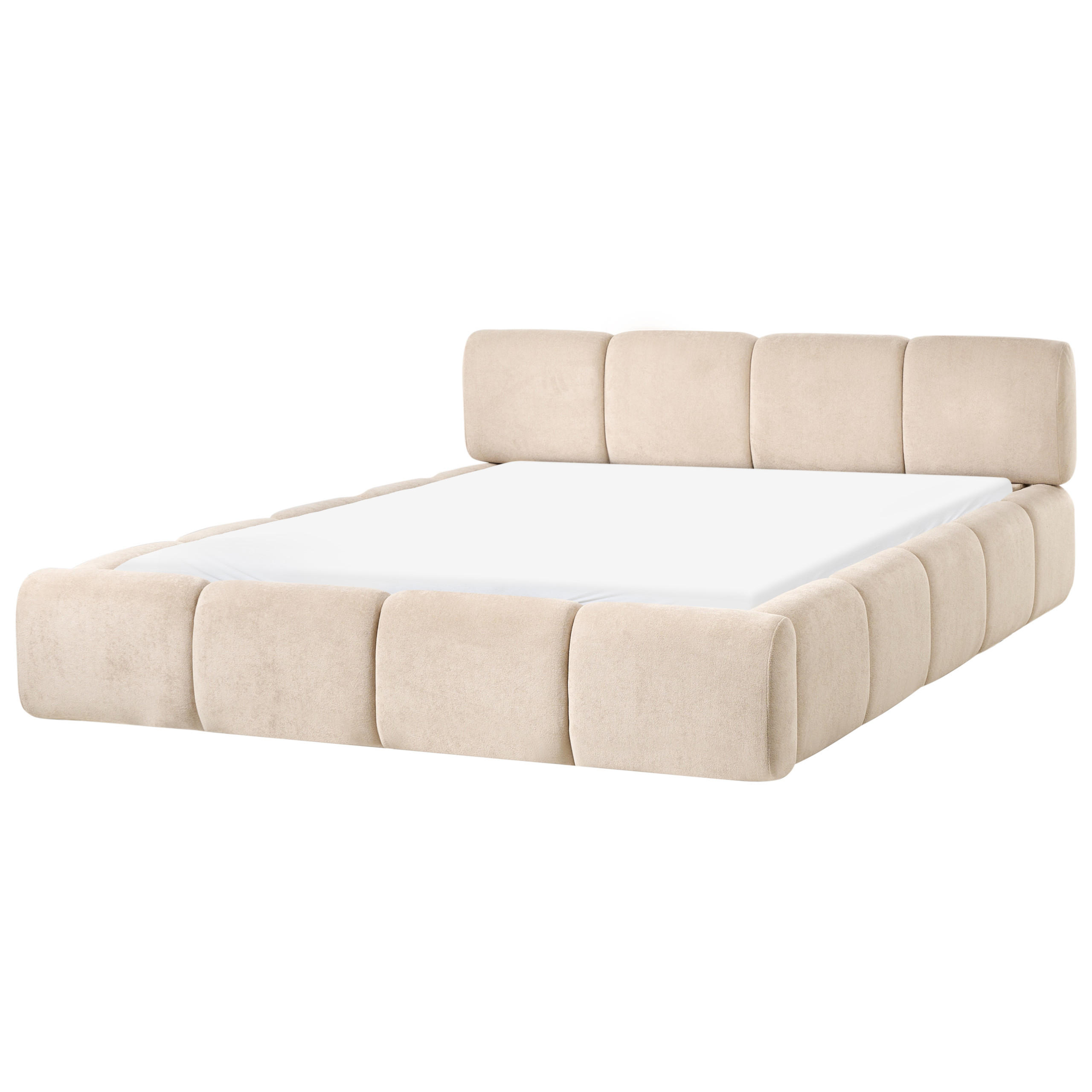 PAT cu somieră 160/200 cm textil taupe Orville