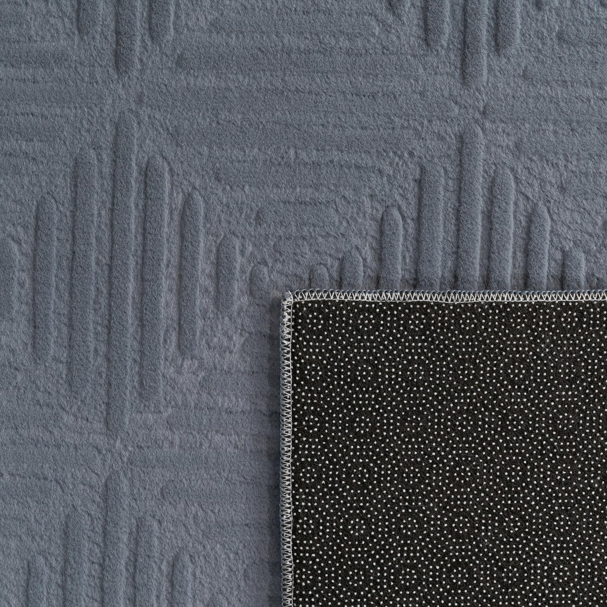 KURZFLORTEPPICH, einfarbig, Florhöhe 10 mm, Anthrazit, 120 x 160 cm - Anthrazit, Textil (120/160cm) - KADIMA DESIGN