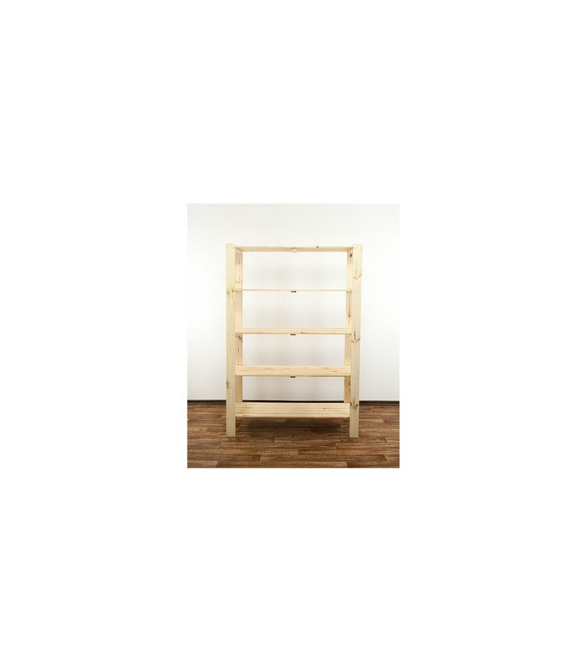 HOLZREGAL WOODLAND 166,4x120x50cm 5 Fachboden Kiefernholz Natur - Naturfarben, Holz (120/166.4/50cm) - PROREGAL