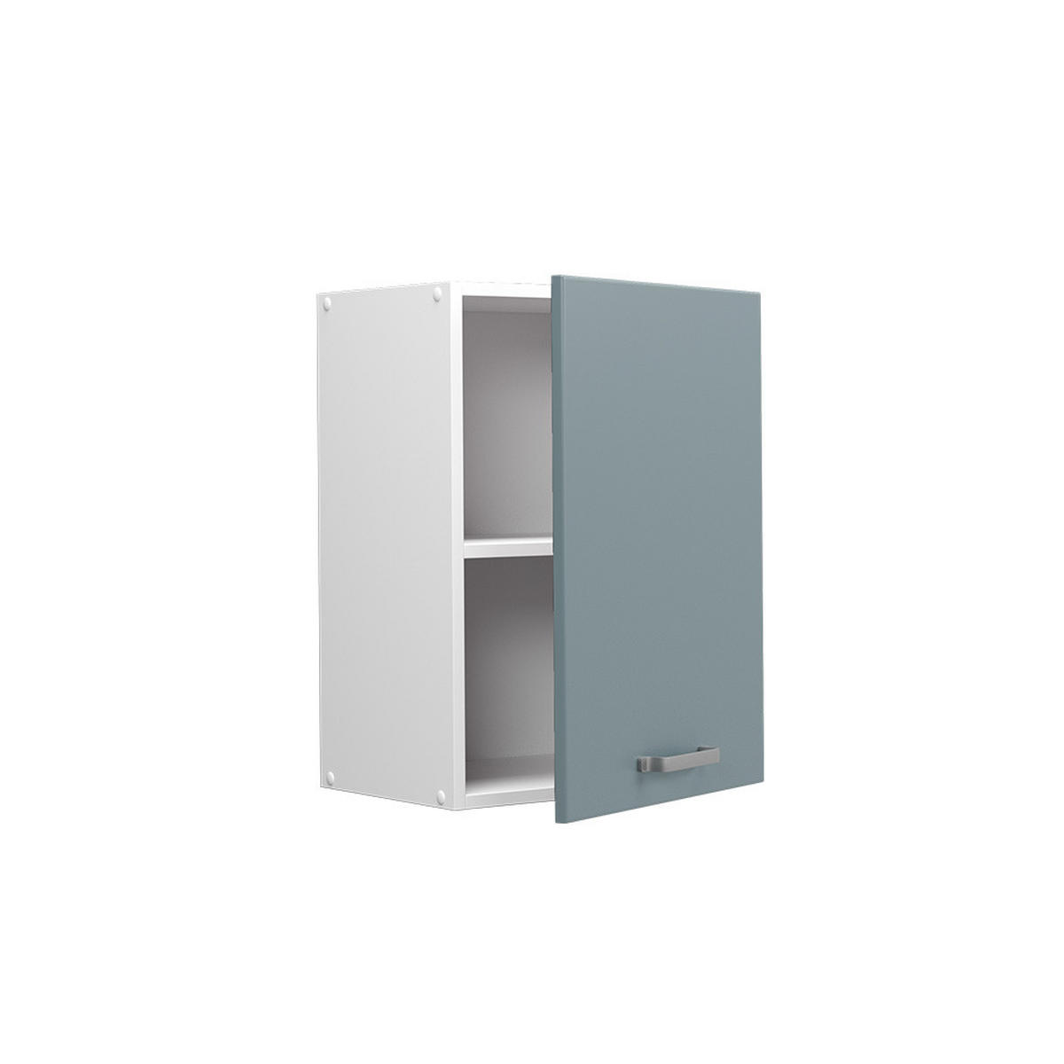 HÄNGESCHRANK R-Line Blau-Grau 45 cm - Blaugrau/Weiß, Holzwerkstoff (45/60/31cm) - Vicco