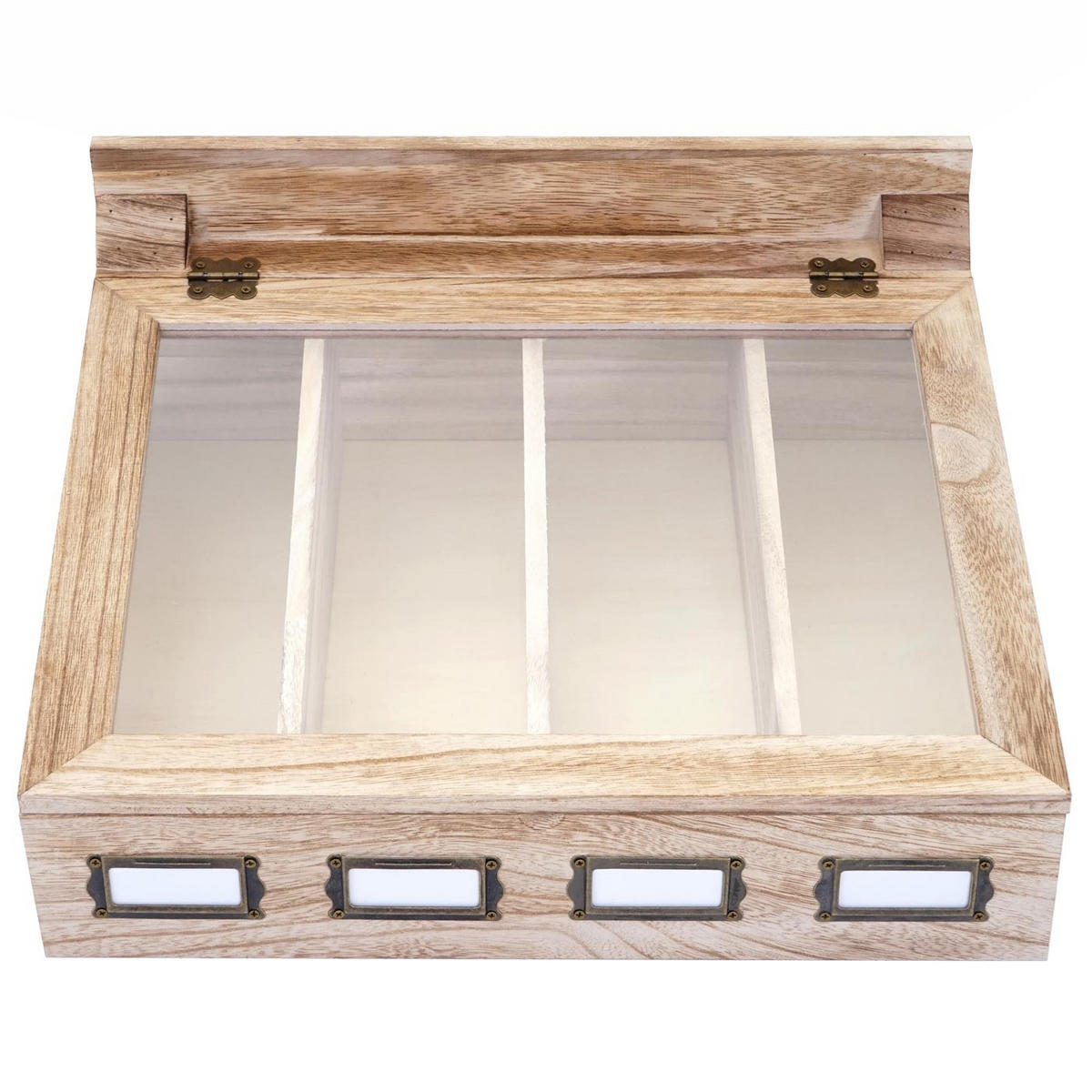 AUFBEWAHRUNGSBOX Braun - Braun, Holz (37/17/33cm) - MCW