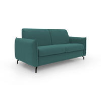 SCHLAFSOFA Scarlet - Petrol, Textil (195/95/96cm) - Divani.store