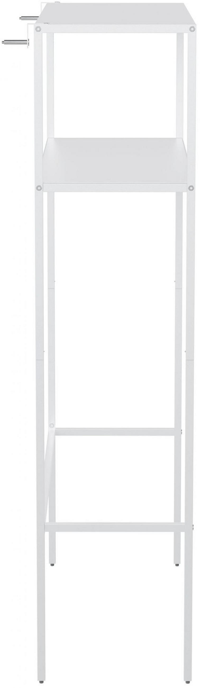 WASCHMASCHINENVERBAU Metall Weiß - Weiß, Metall (81/125/30cm) - CLP