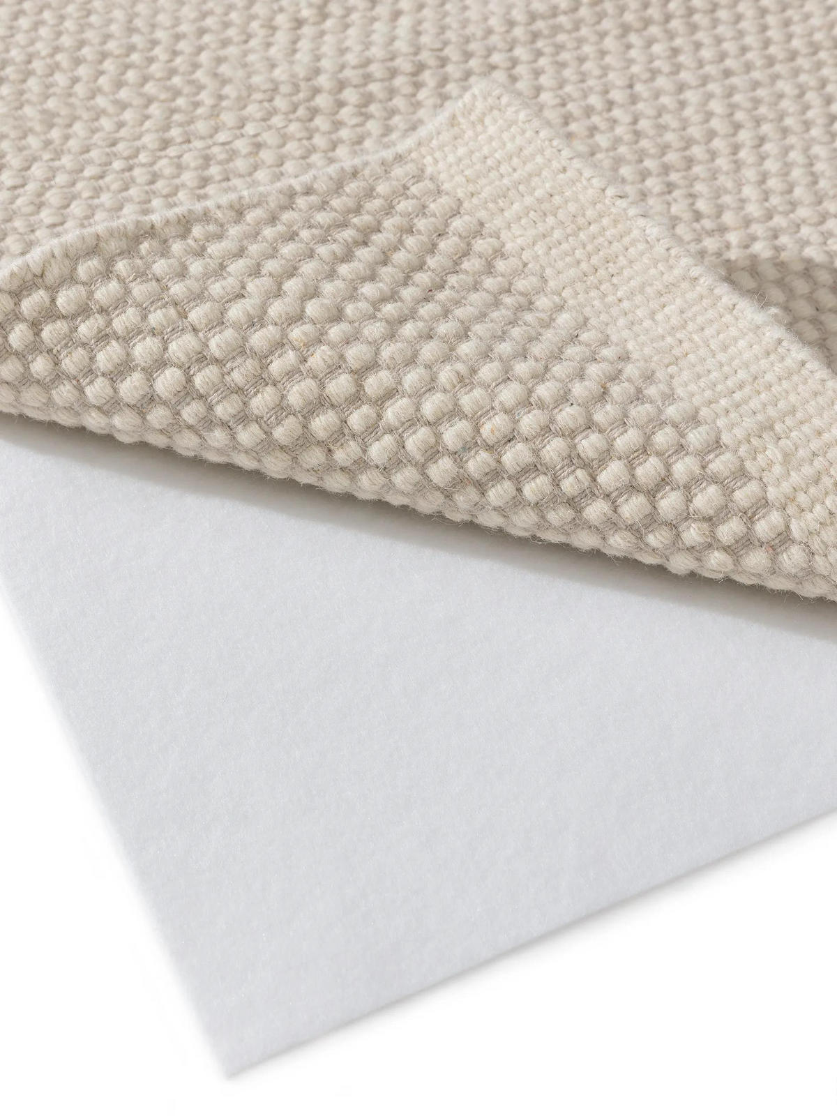 TEPPICHUNTERLAGE Zubehoer Weiß 70x140 cm - Weiß, Kunststoff/Textil (70/140cm) - benuta