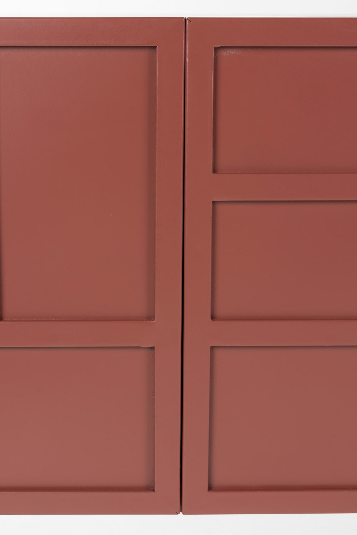 BEISTELLTISCH Davis - Rot - 36/160/58 cm - Rot, Metall (36/160/58cm)