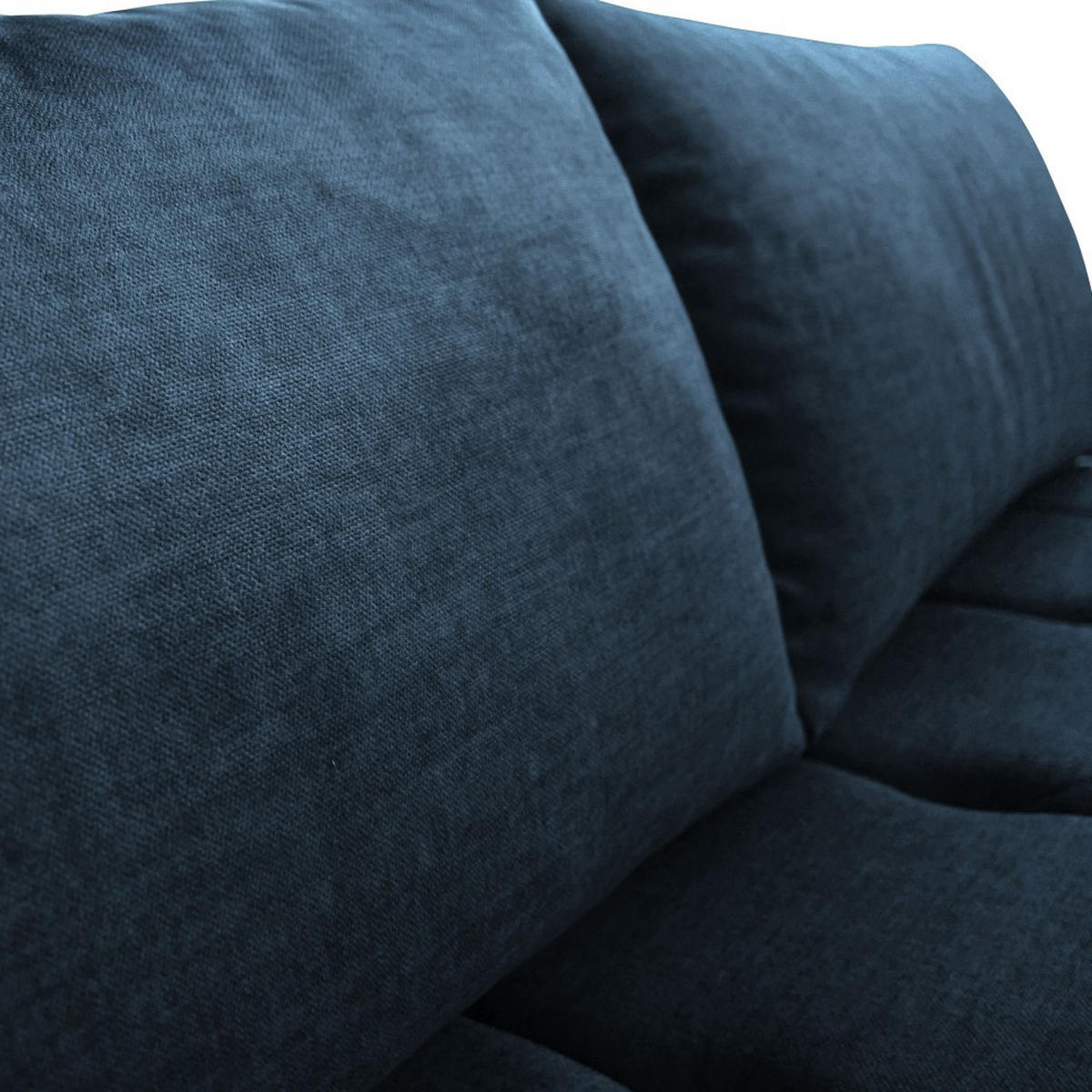 ECKSCHLAFSOFA Costa L Dunkelblau links - Schwarz/Dunkelblau, Kunststoff/Textil (290/169cm) - Beautysofa