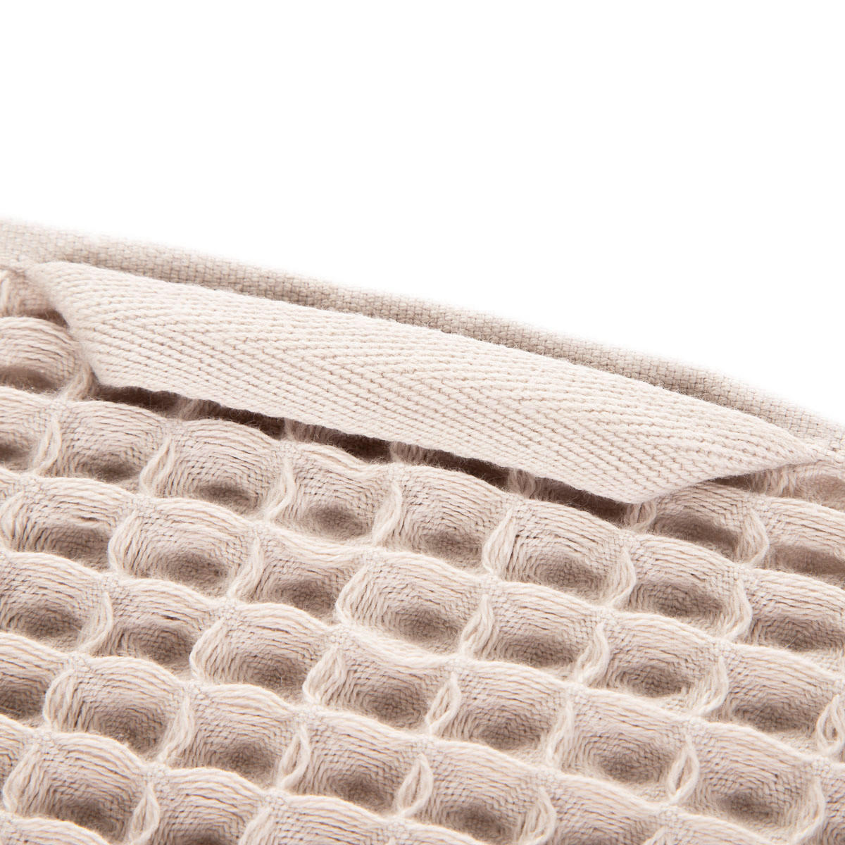 BADETUCH Vaffel beige 100/150 cm - Beige, Textil (100/150cm) - Homla