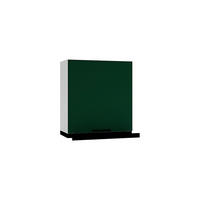HÄNGESCHRANK W60/68 SLIM P/L OK.CZ- Morvex - Integrierter Dunstabzug - Dunkelgrün, Holz/Metall (60/68/30cm) - ROYAL24_MARKT