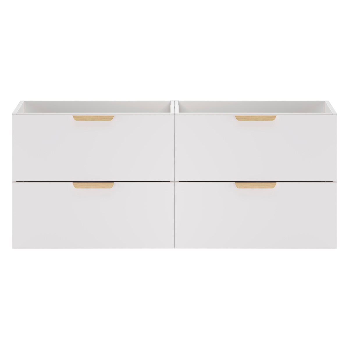 WASCHTISCHUNTERSCHRANK 120cm Oria Weiß - Weiß, Holzwerkstoff (120/50/45.5cm) - Petits-meubles