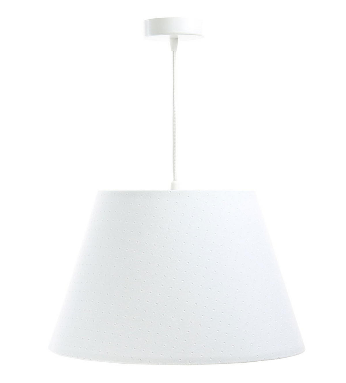 HÄNGELEUCHTE Weiß 40/26,5 cm - Weiß, Kunststoff (40/0.4/26.5cm) - ONZENO