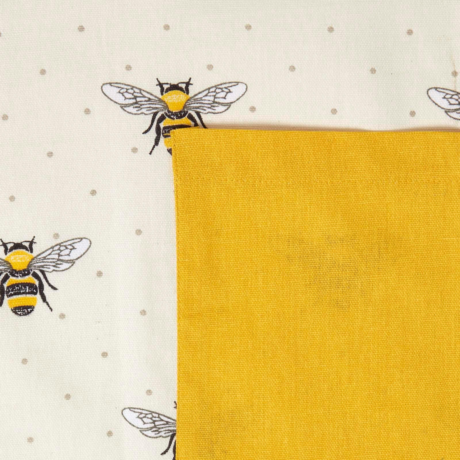 KOCHSCHÜRZE Bienen, 100% Baumwolle - Gelb, Textil (70/85cm) - Homescapes