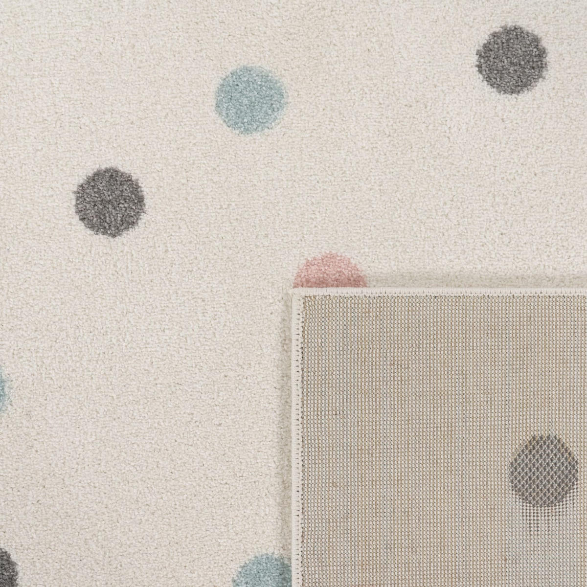 KINDERTEPPICH Punkte Kinderzimmer schmutzabweisend Mehrfarbig Rechteckig 160x220 - Multicolor, Textil (160/220cm) - KADIMA DESIGN