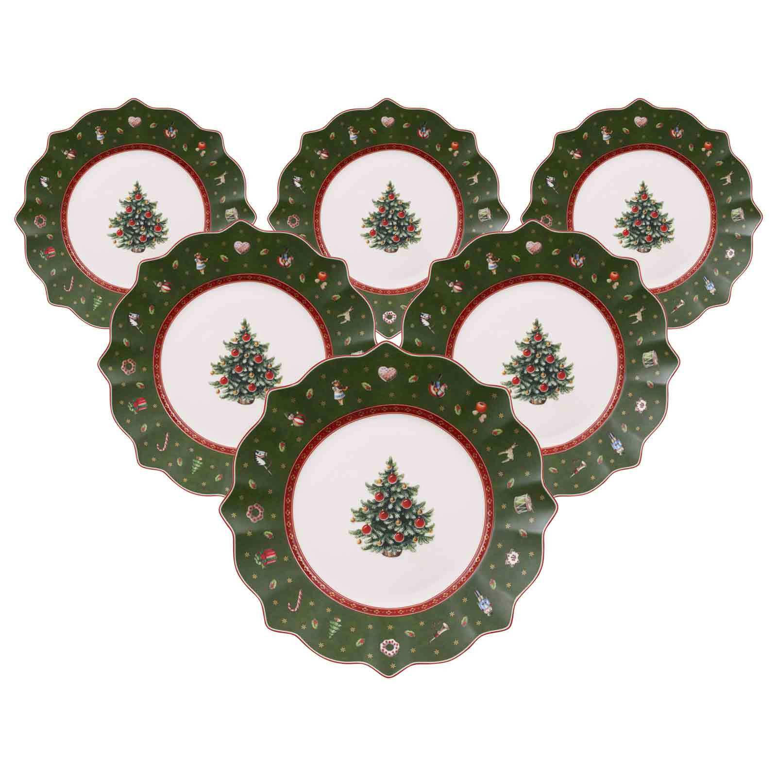 FRÜHSTÜCKSTELLER Toy's Deligth grün ø 24,5 cm 6er Set - Grün, Keramik (24.5cm) - Villeroy & Boch