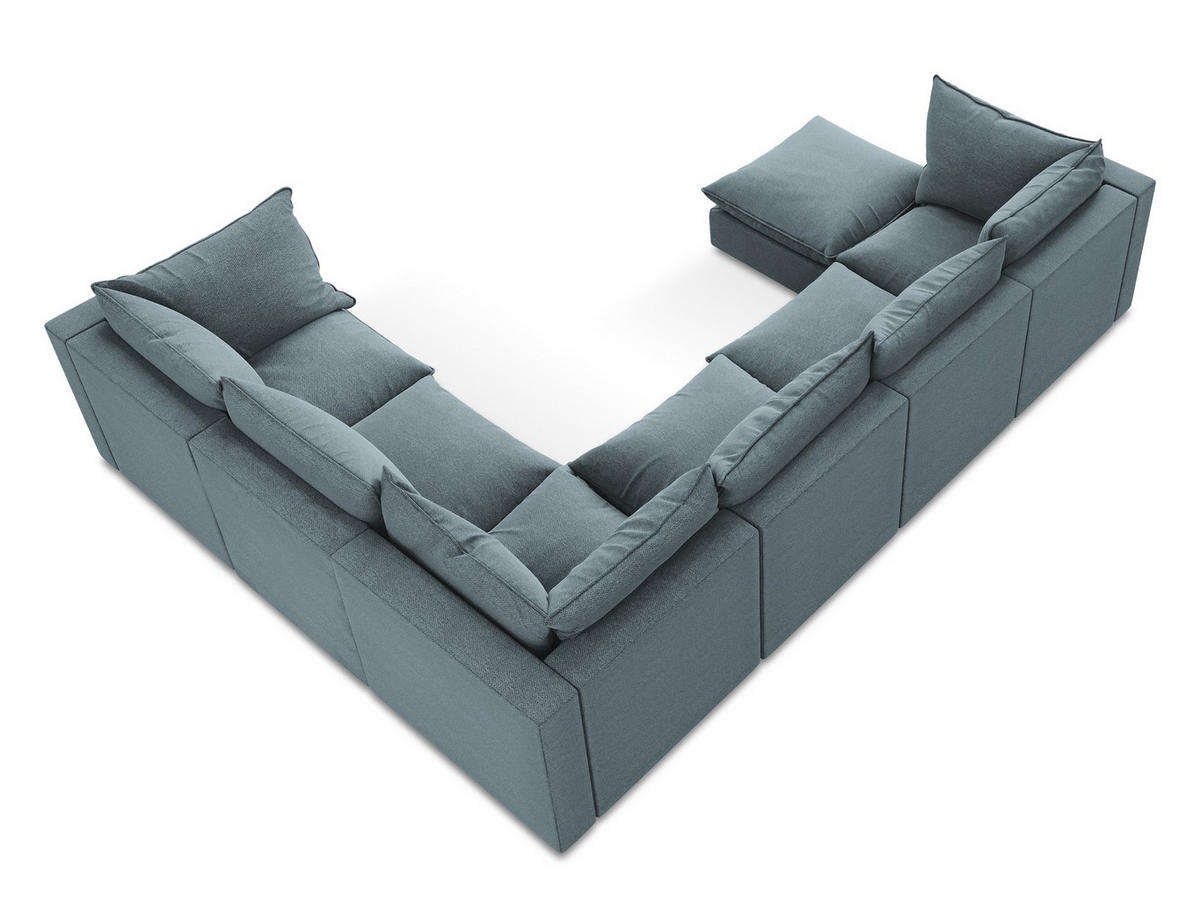 2-SITZER SOFA Samt Stoff Grau - Hellgrau/Schwarz, Holzwerkstoff/Kunststoff (180/77/90cm) - Makamii