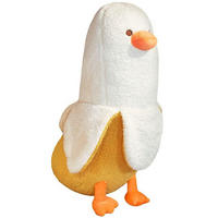 STOFFTIER Bananenente 30 cm - Multicolor, Textil (10/30cm)