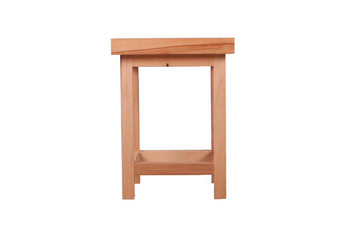 BLUMENSTÄNDER Siri Platte 4cm Buche 30x30x40cm - Buchefarben, Holz (30/30/40cm) - DELUKE