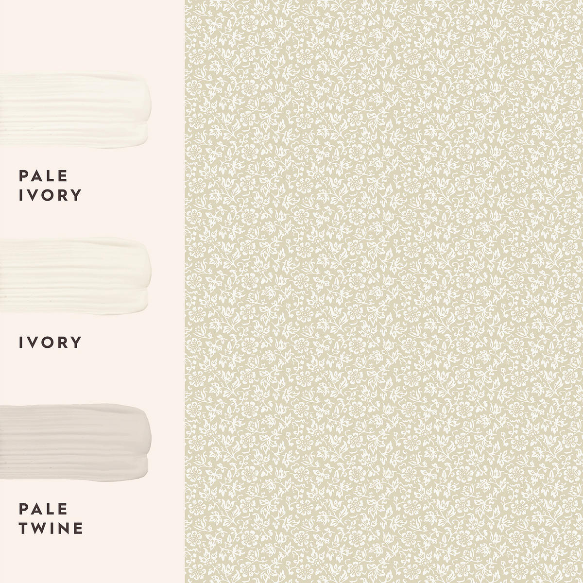 VLIESTAPETE Süßer Alyssumzwirn - Naturfarben, Papier/Kunststoff (52/1000cm) - LAURA ASHLEY