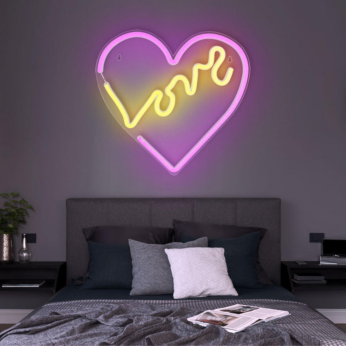 LED WANDLEUCHTE RAINY Klar - Klar, Kunststoff (35/1.6/35cm) - Globo Lighting