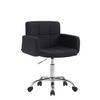 ARBEITSHOCKER Lausanne Stoff schwarz - Schwarz, Metall (60/89/52cm) - TPFLiving