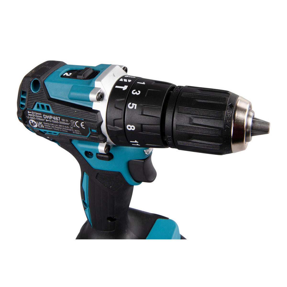 AKKU-SCHLAGBOHRSCHRAUBER DHP487Z, 18 V, solo - Multicolor, Kunststoff (225/95/185cm) - Makita