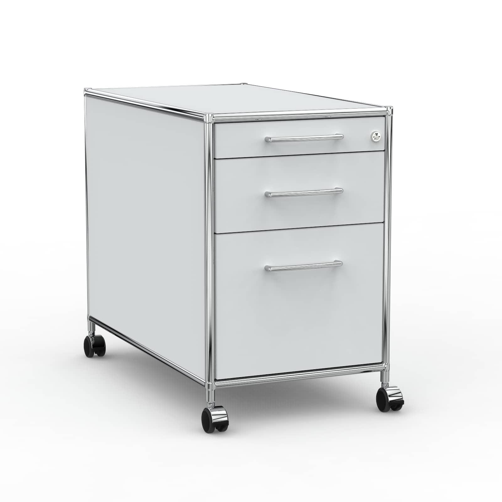Versee Büro-Rollcontainer Grau 80x66.5x80 cm