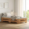 STAPELBETT RONNY 90X200 CM - Eichefarben, Holz (90/200cm) - IDIMEX