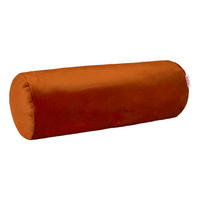 NACKENROLLENHÜLLE Samt&Sonders rost-orange 40/15 cm - Dunkelorange, Textil (15/40cm) - beties Heimtextil