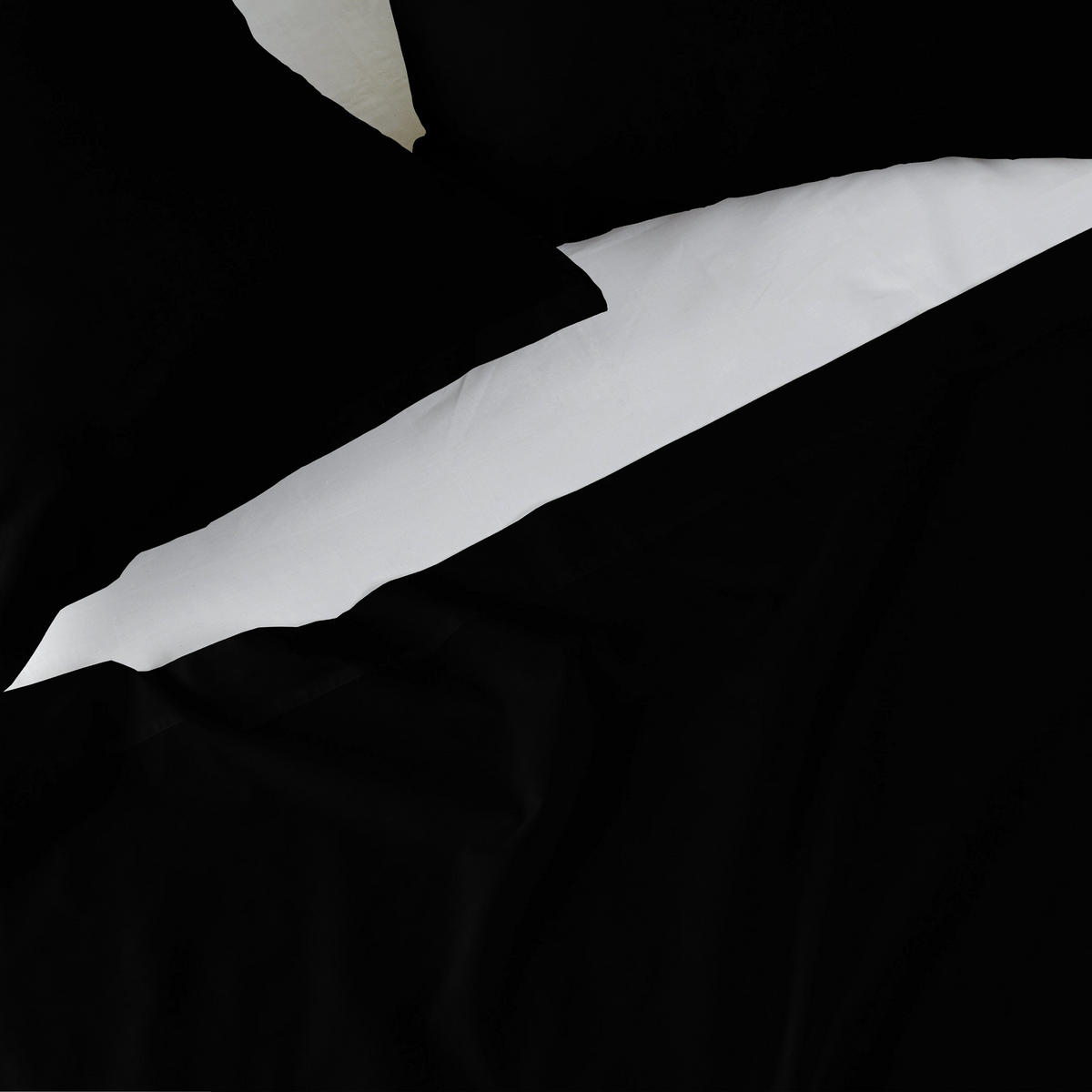 OBERBETTLAKEN basic 180x270 cm schwarz - Schwarz, Textil (180/270cm) - Happy Friday