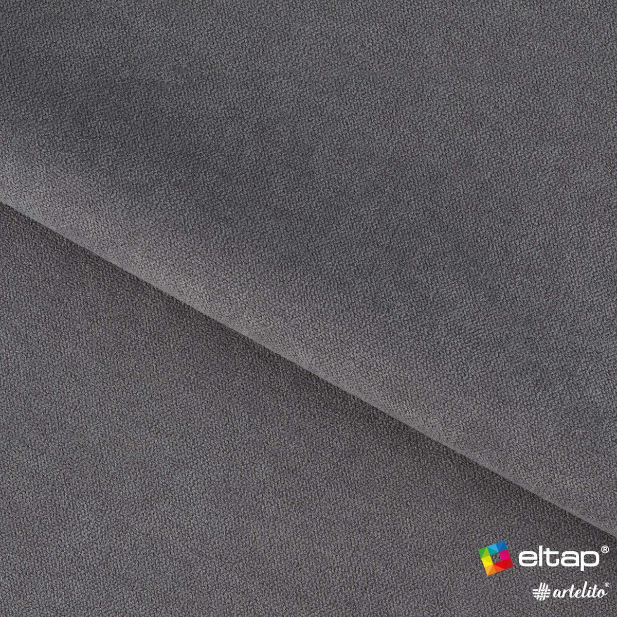WOHNLANDSCHAFT mit Schlaffunktion und Bettkasten - Silberfarben/Grau, Textil/Metall (202/92/347cm) - Eltap
