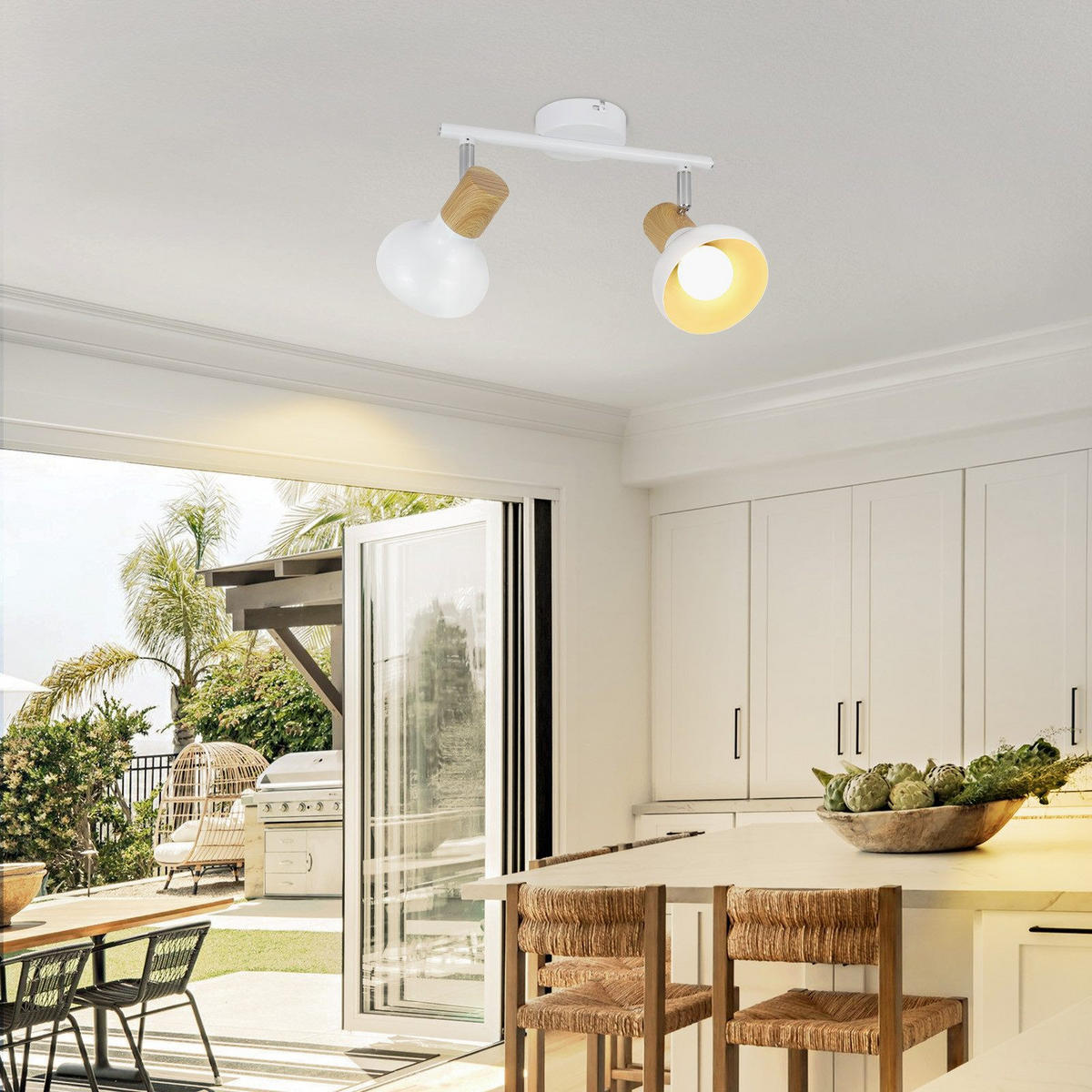 STRAHLER Farley 25.5/11/15.5 cm - Weiß, Metall (25.5/11/15.5cm) - Nettlife