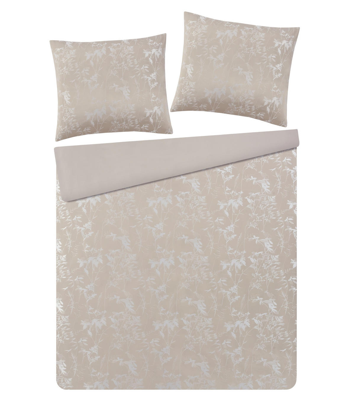 BETTWÄSCHE Leontia - Beige, Textil (200/220cm) - home&you