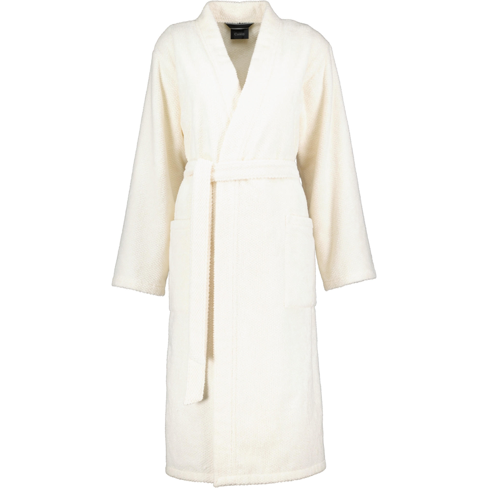 BADEMANTEL DAMEN KIMONO PURE 5222 NATUR - 356 - Beige, Textil (Mnull) - Cawoe