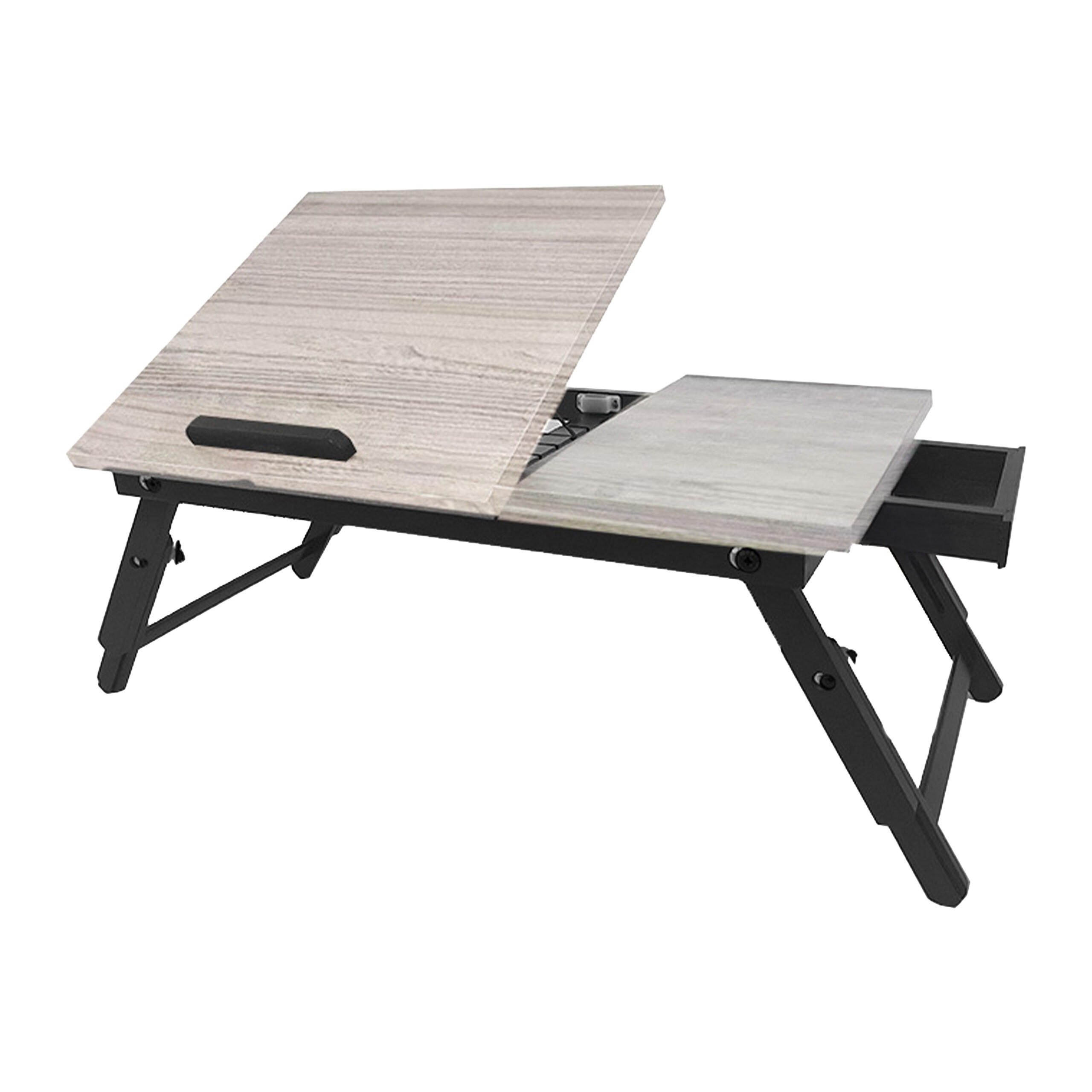 LAPTOPTISCH - Schwarz, Holz/Holzwerkstoff (35/70/19.5cm) - Relaxdays