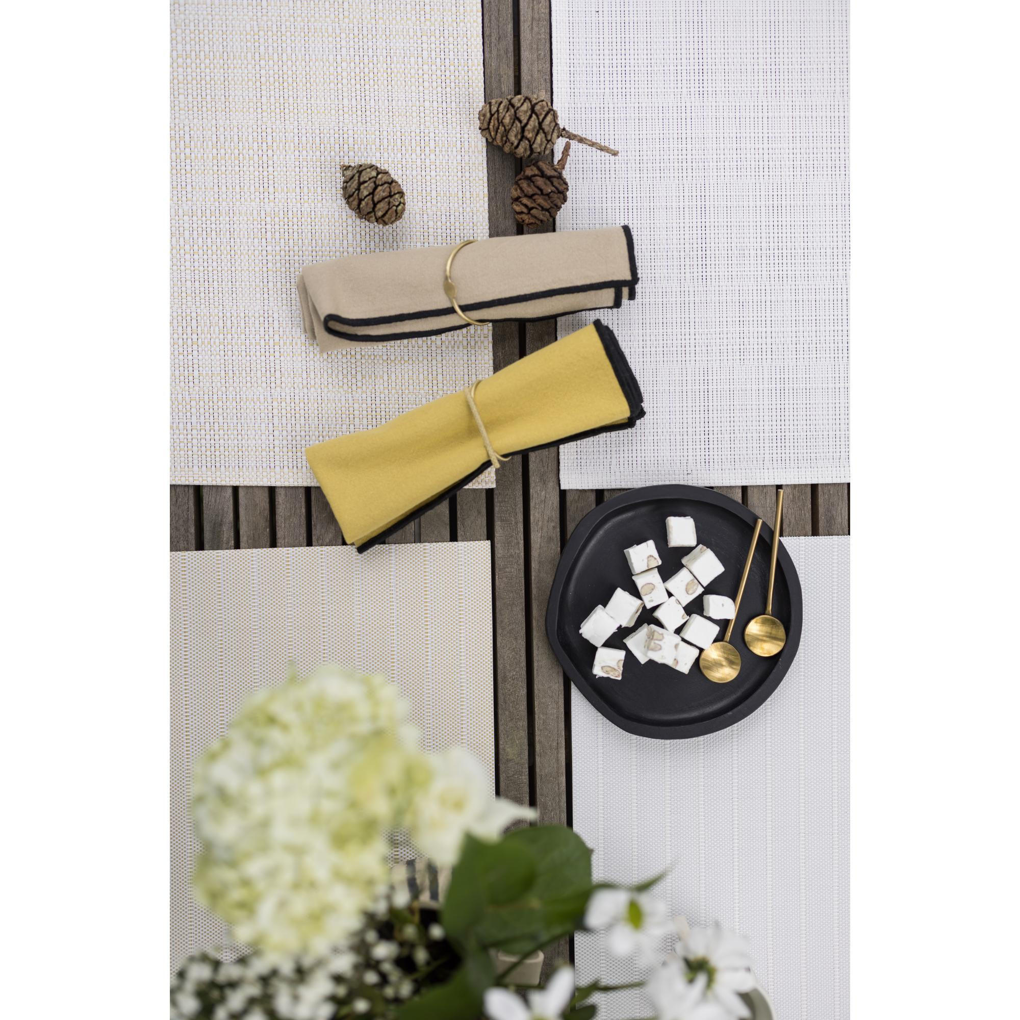 TISCHSET Canna schnee/gold 33 x 45 cm - Goldfarben, Textil (33/45cm) - Winkler