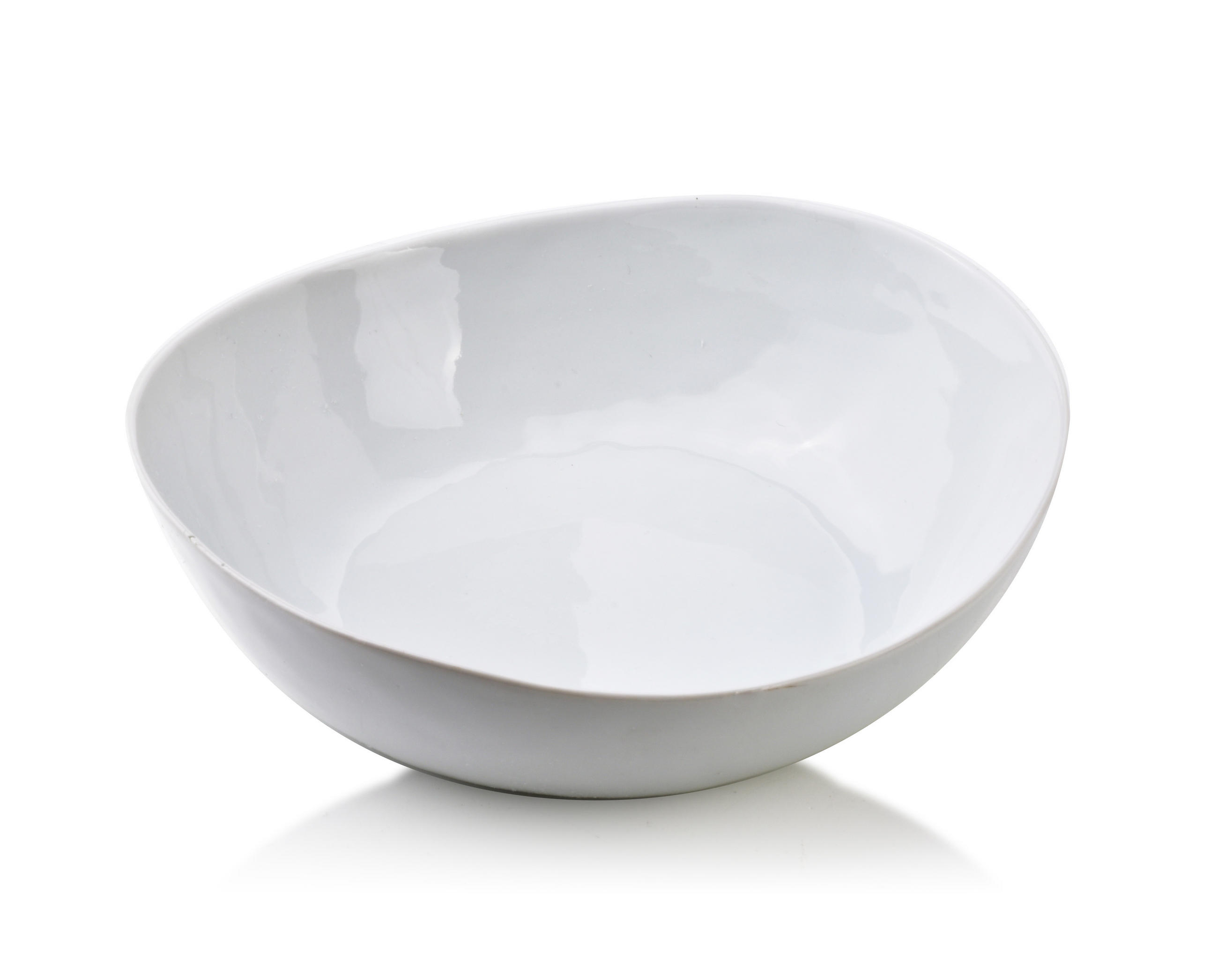 SCHALE Basic Weiß 21.5/20/6.5 cm Keramik - Weiß, Keramik (21.5cm) - Mondex