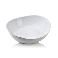 SCHALE Basic Weiß 21.5/20/6.5 cm Keramik - Weiß, Keramik (21.5cm) - Mondex