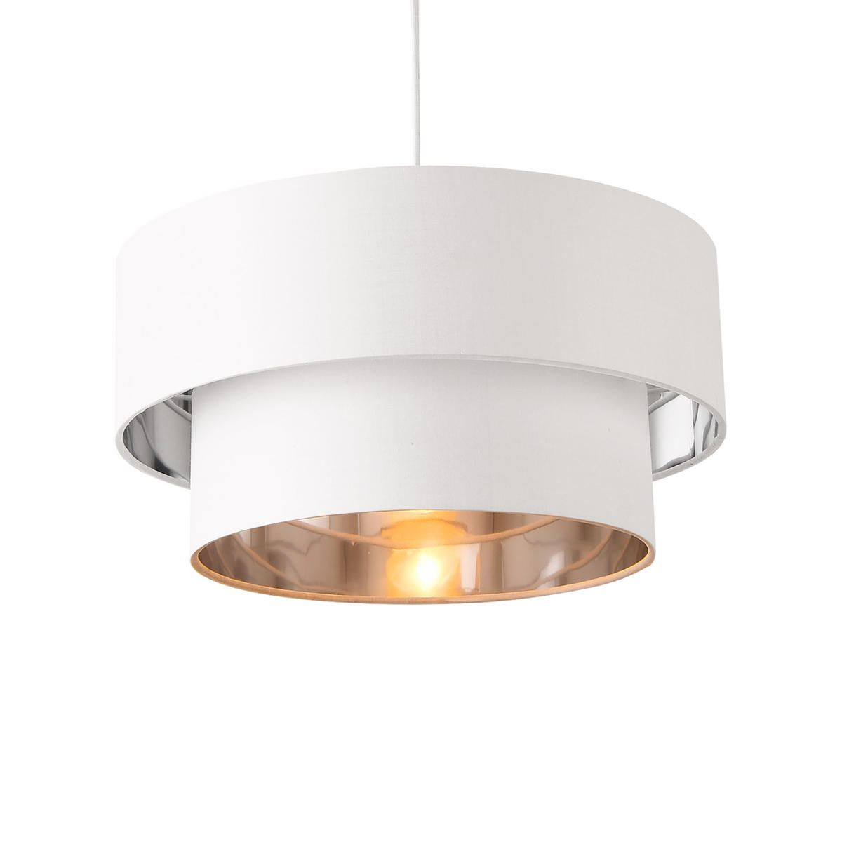 HÄNGELEUCHTE Lopar - Weiß, Metall (40/40/149cm) - lux.pro