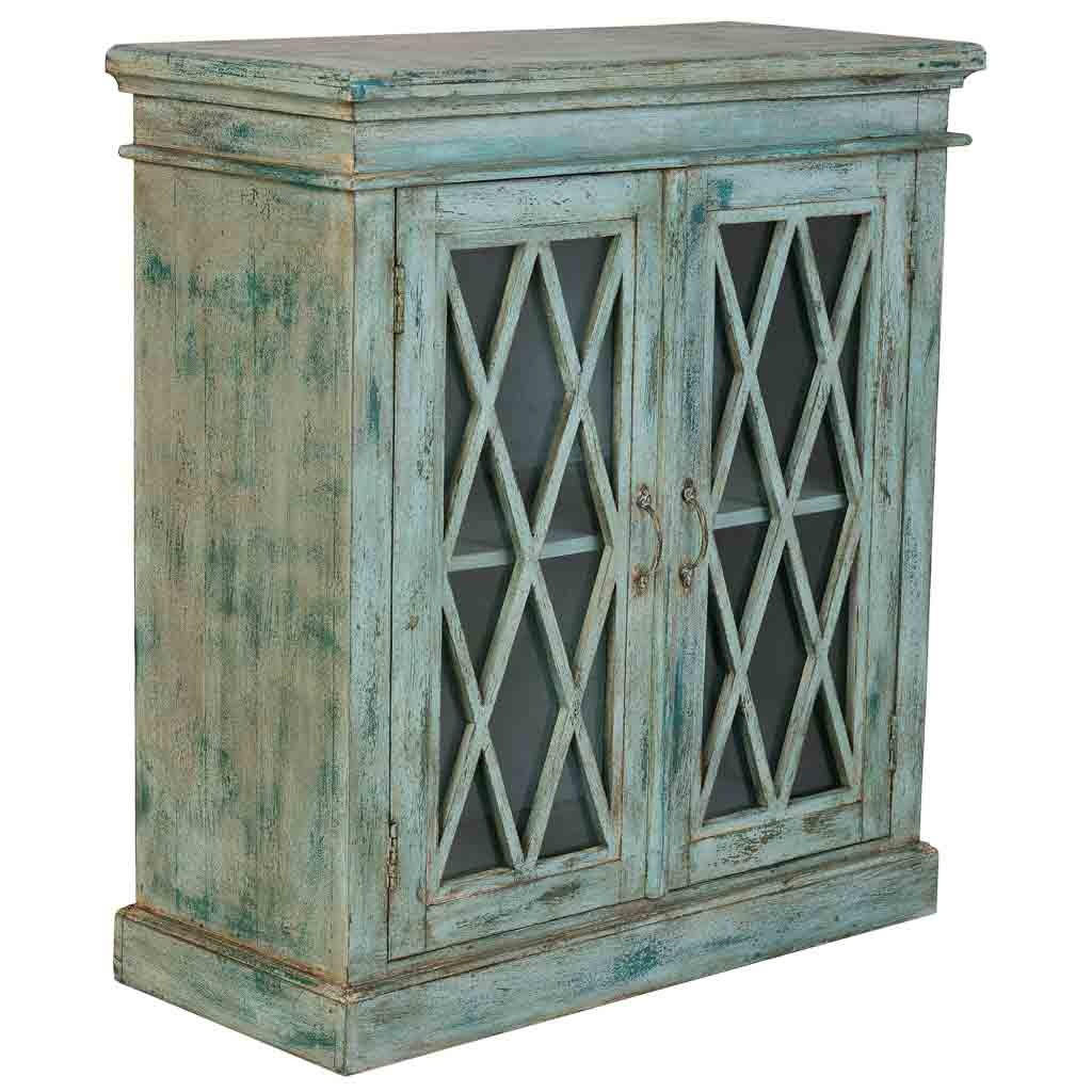 Wanderlust Sideboard Blau 90x100x40 cm