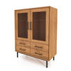 SIDEBOARD LEON Wildeiche - Wildeiche, Holz (97/125/45cm) - byoak