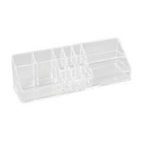 KOSMETIKORGANIZER, mit Fächern und Ablageflächen - Transparent, Kunststoff (30.5/9/9cm) - bremermann