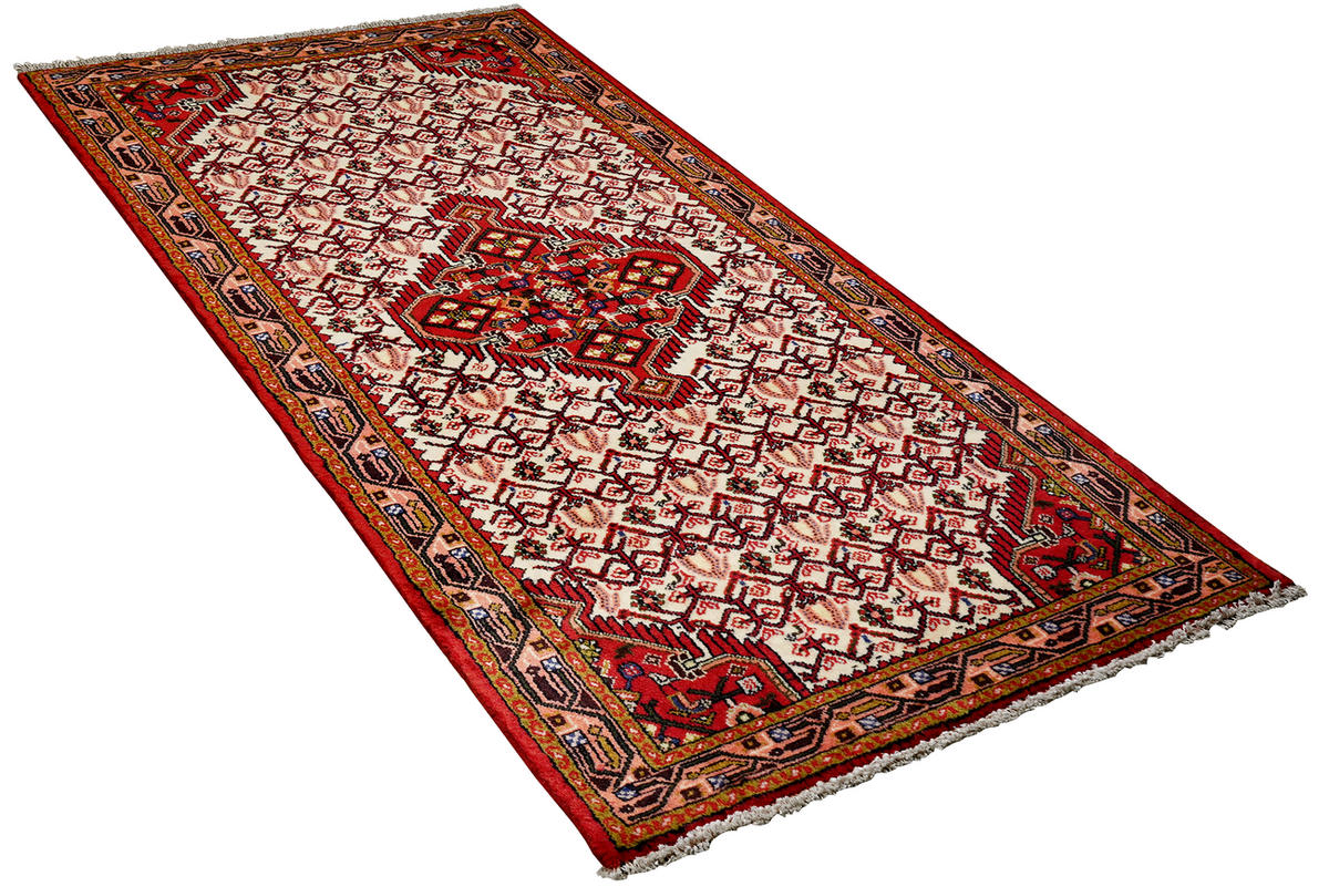 TEPPICH Assadabad Mehrfarbig 193/80 cm Schurwolle - Multicolor, Textil (80/193cm) - Looma