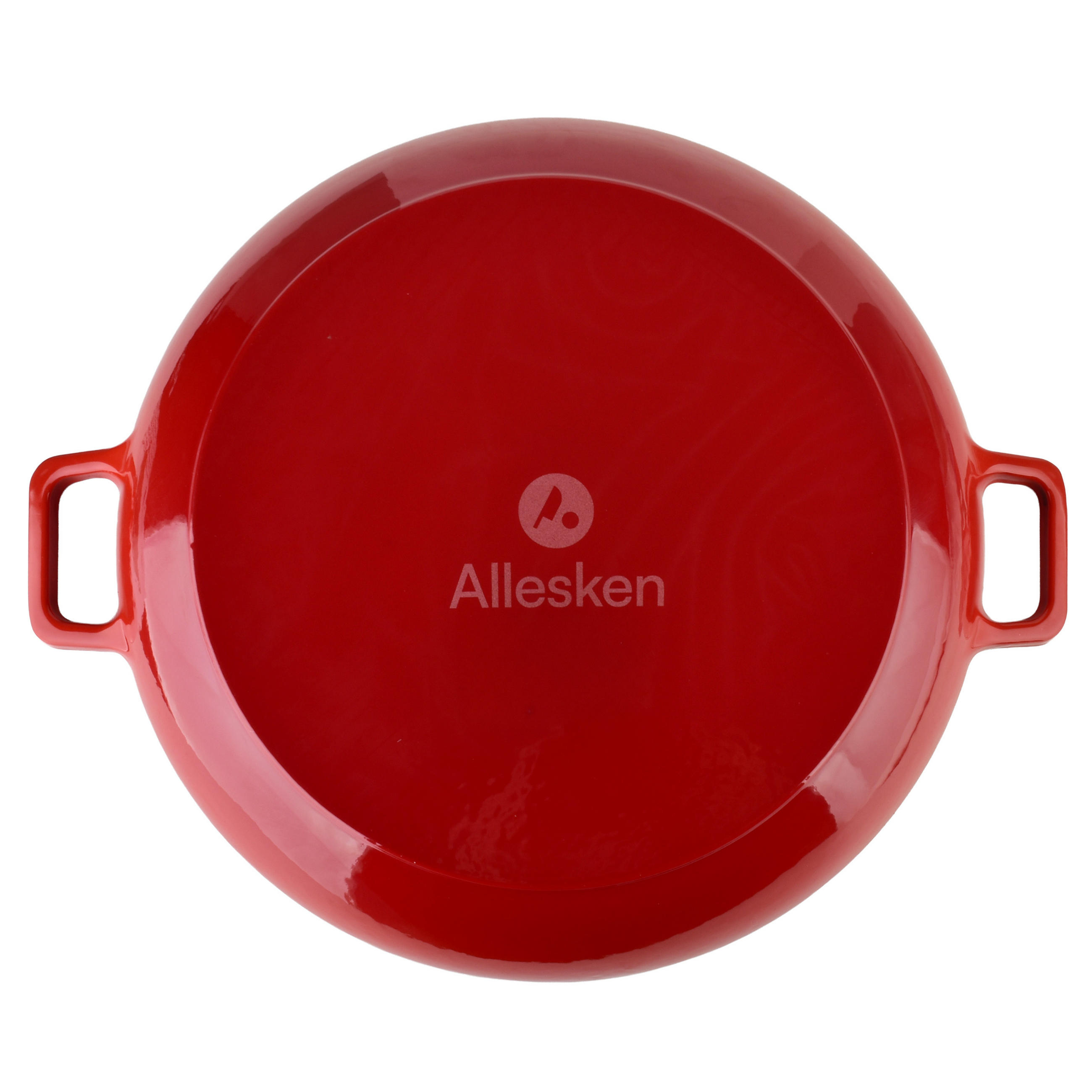 BRATPFANNE Rodeluxe Rot 31x31x6 cm Metall - Rot, Metall (31cm) - Mondex