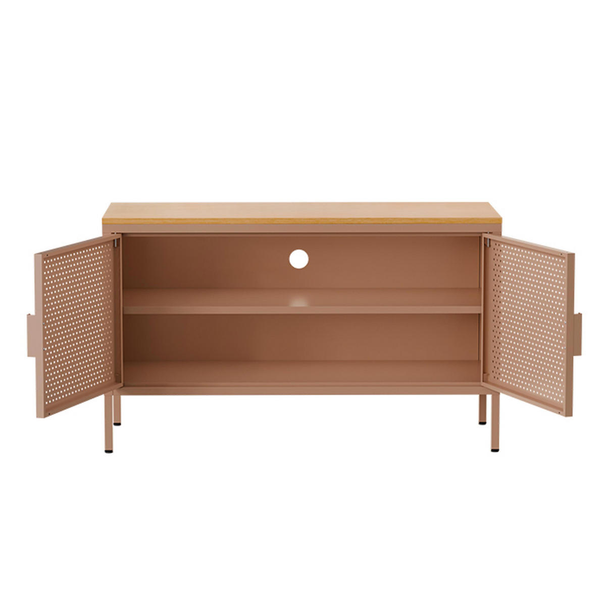 SIDEBOARD 100 cm, Braun - Braun, Metall (40/60/100cm) - Oviala