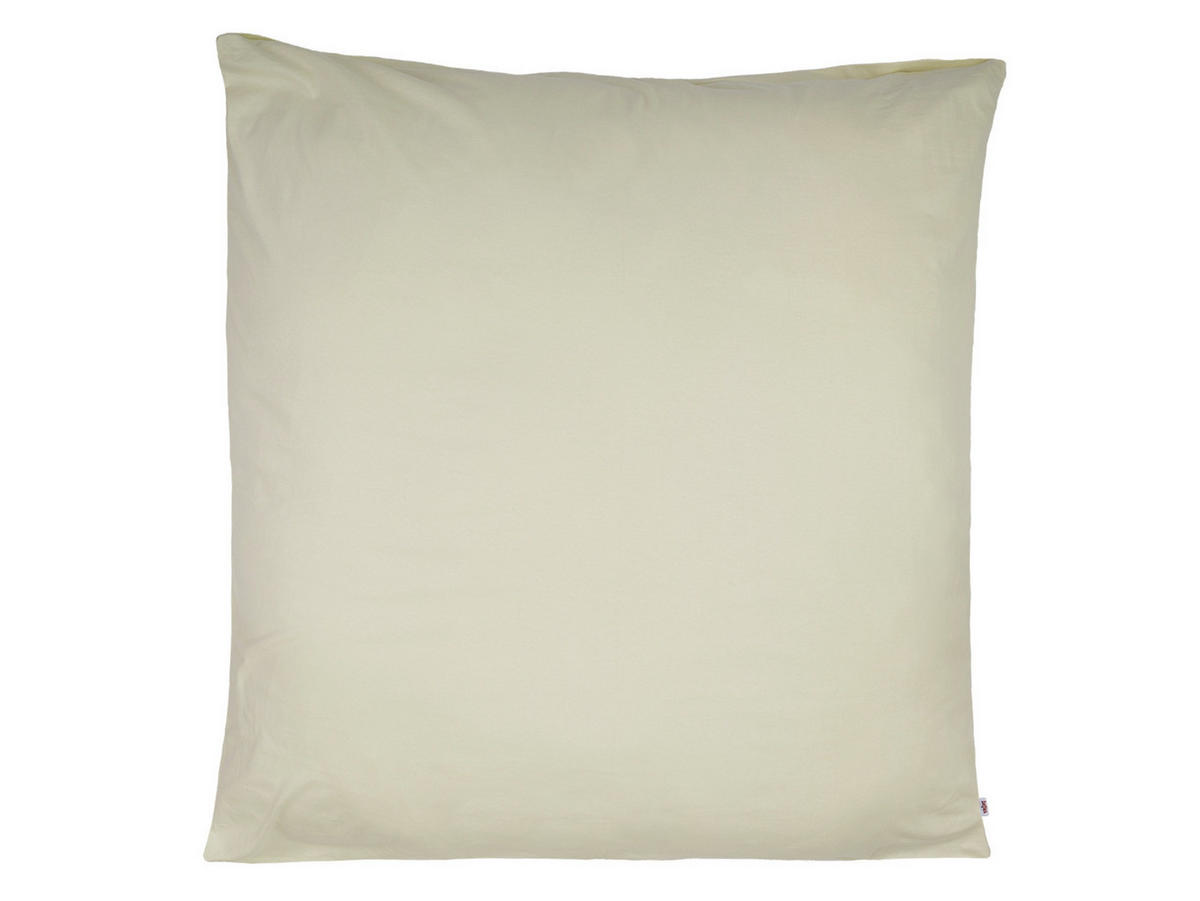 KISSENHÜLLE BasicSoft saatpearl-beige 100% Baumwoll-Jersey 80/80 cm - Beige, Textil (80/80cm) - beties Heimtextil