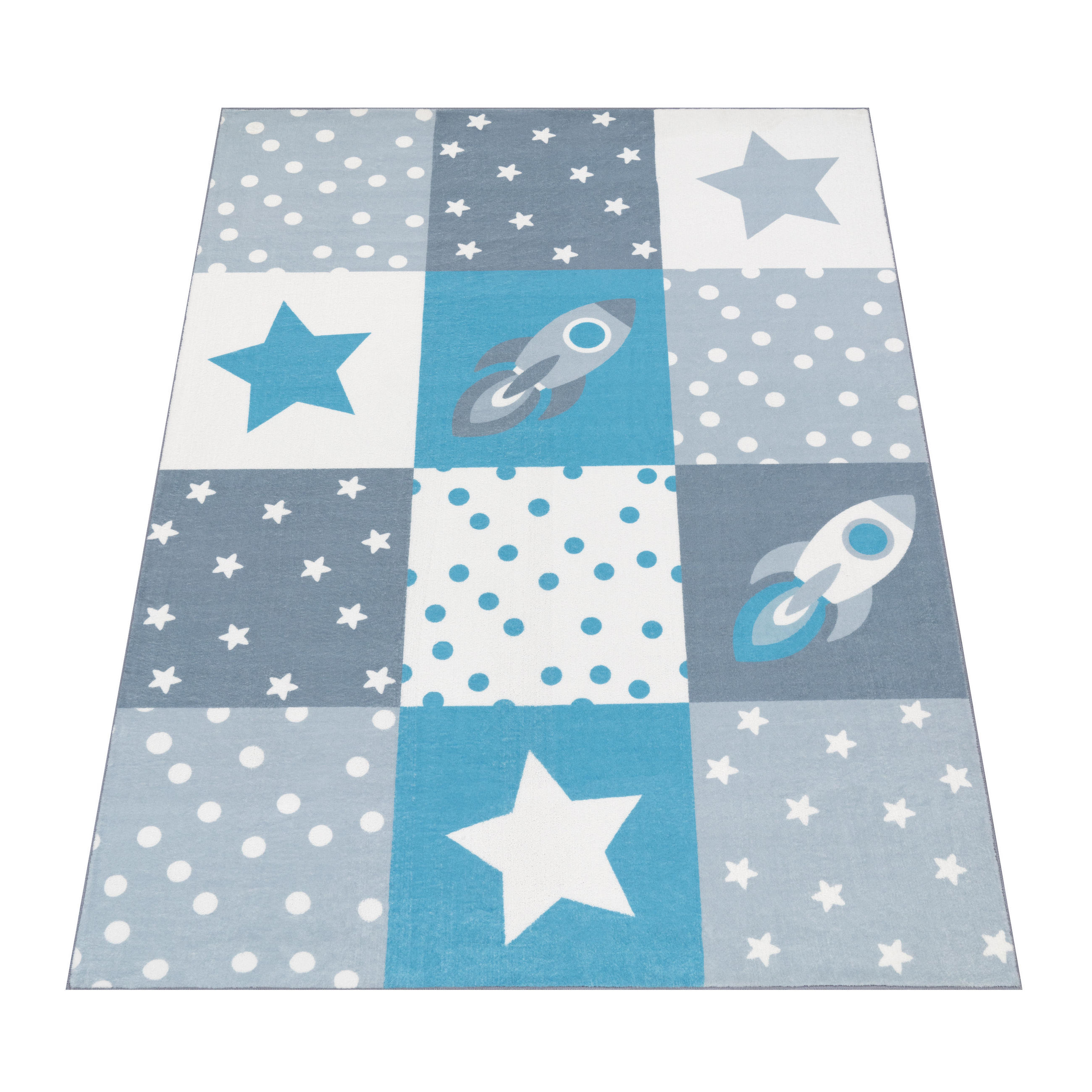 KINDERTEPPICH 120/160 cm Eliz 395 - Blau, Textil (120/160cm) - Paco Home