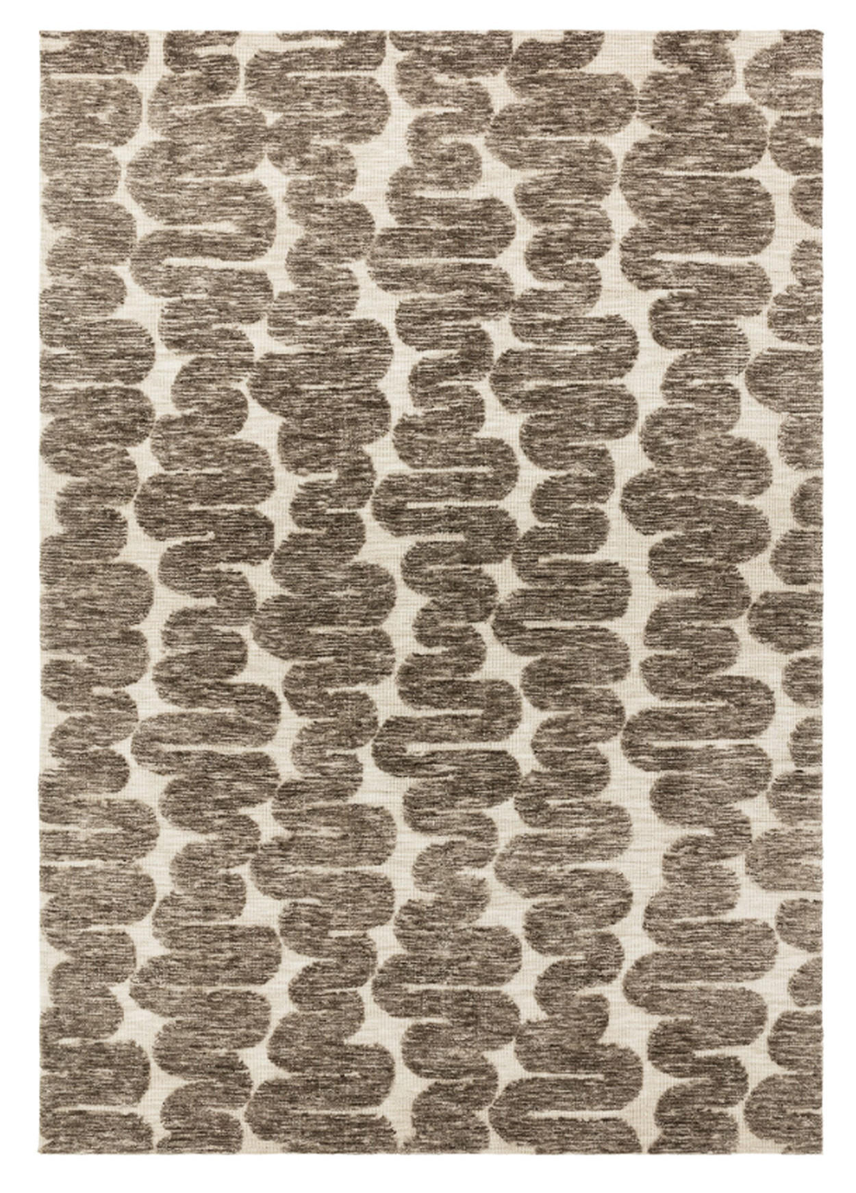 TEPPICH modern Flachgewebe KAHUNA Braun 120 x 170 cm - Braun, Textil (120/170cm) - Novatrend