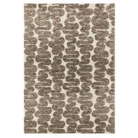 TEPPICH modern Flachgewebe KAHUNA Braun 160 x 230 cm - Braun, Textil (160/230cm) - Novatrend